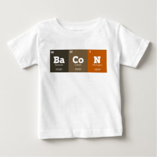 Periodisk Bord kemi Chemical Inslag Bacon T Shirt