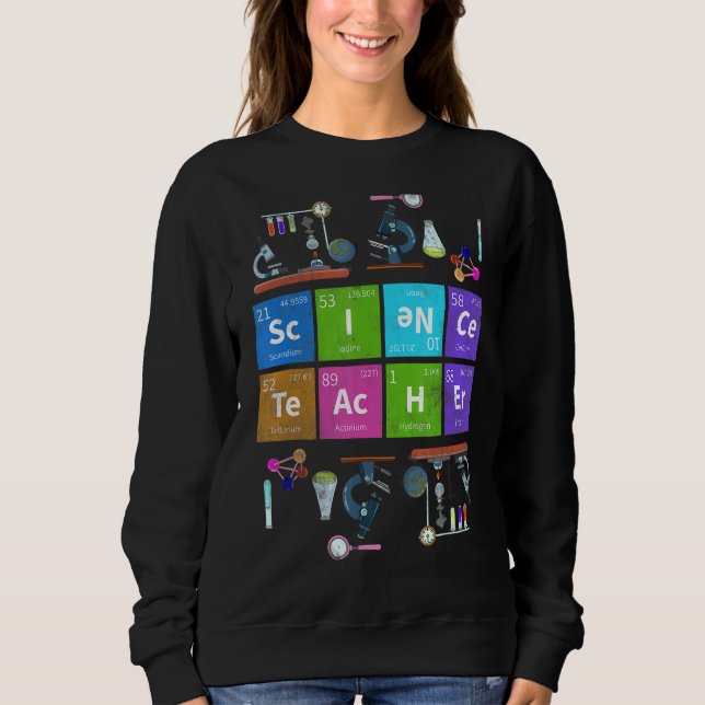 Periodisk Bord kemi Nerd Science Teacher Chem T Shirt (Framsida)