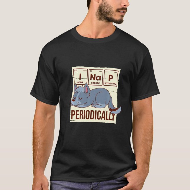 Periodisk Bord Pj Nap T Shirt (Framsida)