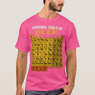 Periodisk Bord vid bryggeriet Öl Stil T Shirt