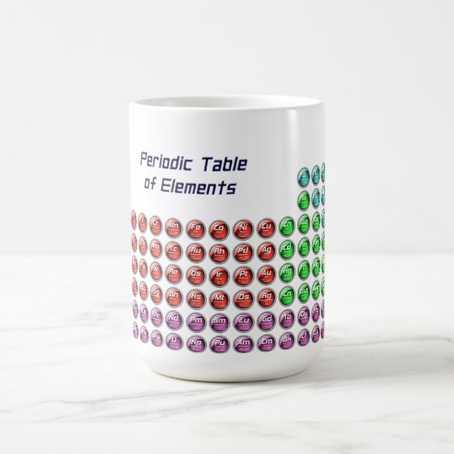 Periodisk bordmugg för futuristiska kaffemugg (Center)