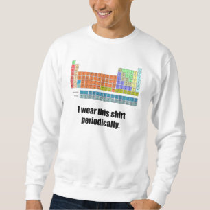 Periodisk bordskjorta sweatshirt