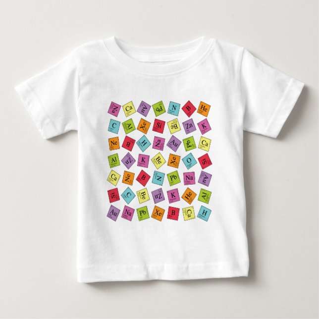Periodisk elementär t-shirt (Framsida)