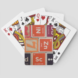 Periodisk Inslag Zinc Science Casinokort