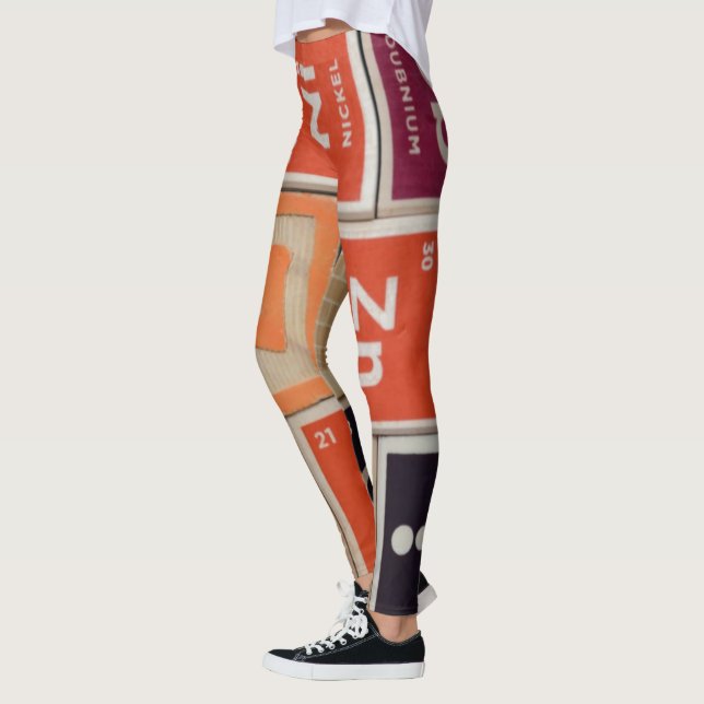 Periodisk Inslag Zinc Science Leggings (Vänster)