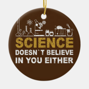 Periodisk professor Chemist Inslag Scientist Julgransprydnad Keramik