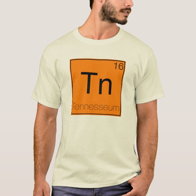 Periodisk stater - Tennessee (TN) T-shirt (Framsida)