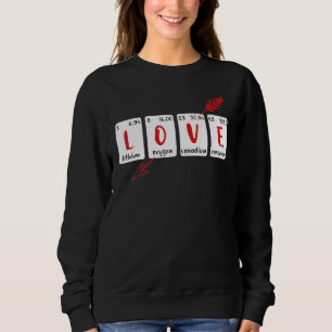 Periodisk systempilgrafik kärlek Valentines day T Shirt