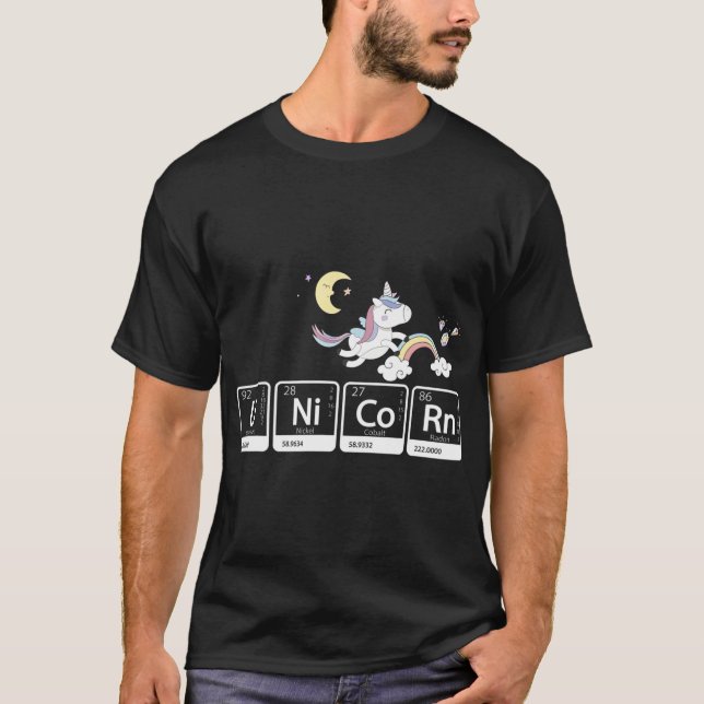Periodisk    TableUnicorn Gift T Shirt (Framsida)