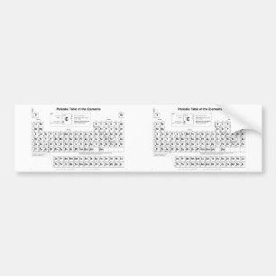 Periodiska Bord Bildekal