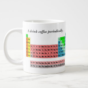Periodiska Bord (enkelt Stil) Jumbo Mugg