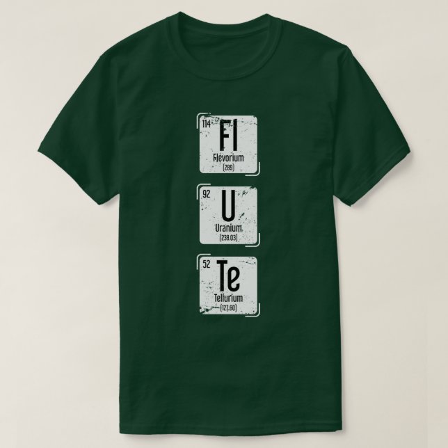 Periodiska Bord Flute T Shirt (Design framsida)