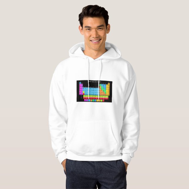 Periodiska Bord Hoodie (Hel framsida)