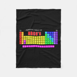 Periodiska Bord i Hbcus Blerd Fleecefilt