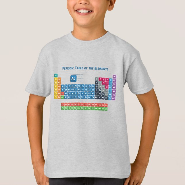 Periodiska Bord i Inslag 2 T Shirt (Framsida)