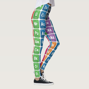 Periodiska Bord i Inslag 3 Leggings