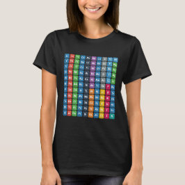Periodiska Bord i Inslag 3 T Shirt