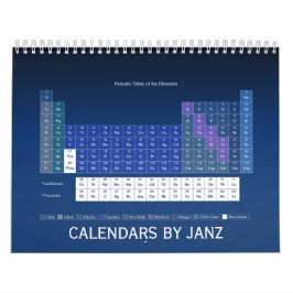 Periodiska Bord i Inslag-kalendern av Janz Kalender
