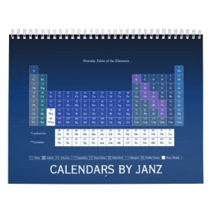 Periodiska Bord i Inslag-kalendern av Janz Kalender