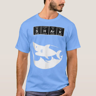 Periodiska Bord i Inslag Megladon Shark-Tanktopet T Shirt