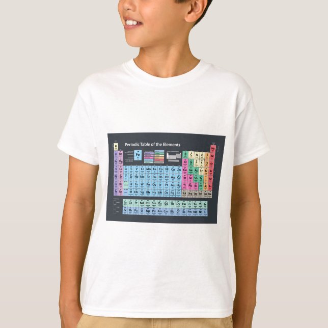 Periodiska Bord i Inslag T-shirt (Framsida)