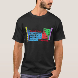 Periodiska Bord i Inslag T Shirt