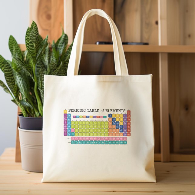 Periodiska Bord i Inslag Tygkasse (Custom Tote Bag)