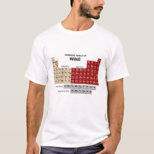 Periodiska Bord i Vin T Shirt