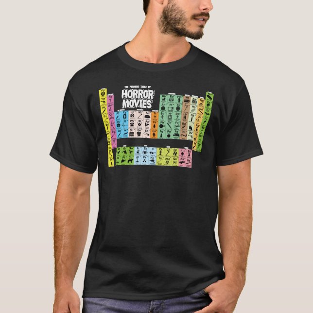 Periodiska Bord om skräckfilmer Classic T-Shirt (Framsida)