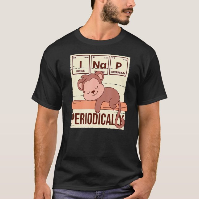 Periodiska Bord Pj Napping Mo T Shirt (Framsida)