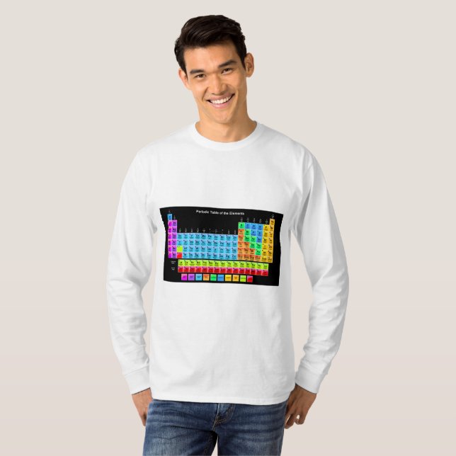 Periodiska Bord T Shirt (Hel framsida)