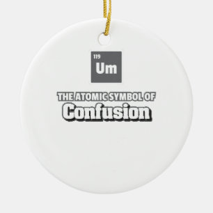 Periodiska Bord - Um Inslag of Confusion Julgransprydnad Keramik