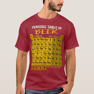 Periodiska Borden Öl - Bärbar öl Stil T Shirt