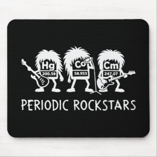 Periodiska Rockstjärnor Kemihumor Musmatta