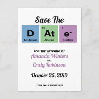 Periodiska systemet meddelande vykort