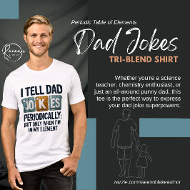 Periodiska Systemet Pappa-skämt T Shirt