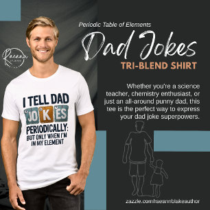 Periodiska Systemet Pappa-skämt T Shirt