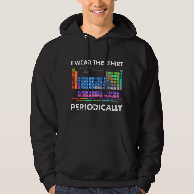 Periodiska systemets kemi hoodie (Framsida)