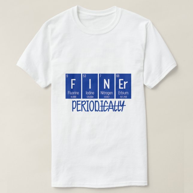 Periodiskt återkommande Bord Life Zeta Phi Beta L T Shirt (Design framsida)