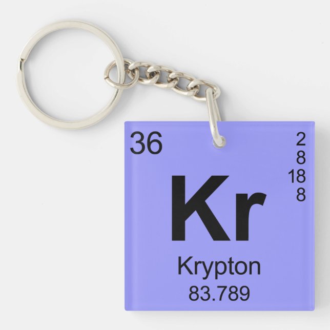 Periodiskt bord av inslag (Krypton) (Framsidan)
