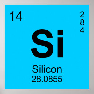 Periodiskt bord av inslag (silikoner) poster