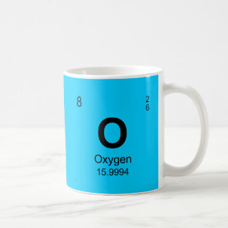 Periodiskt bord av inslag (syre) kaffemugg