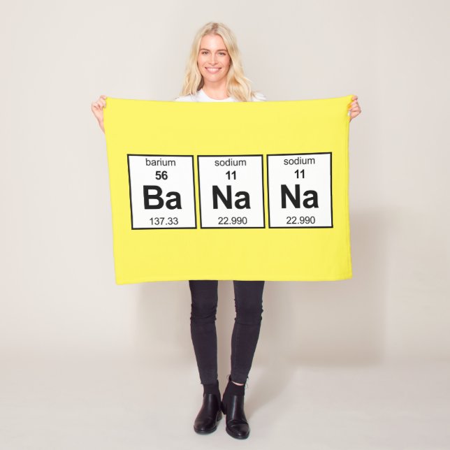 Periodiskt bord för banan fleecefilt (På plats)