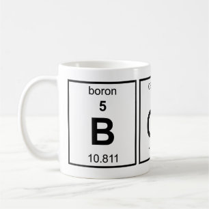 Periodiskt bord för chef kaffemugg