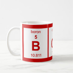 Periodiskt bord för chef kaffemugg