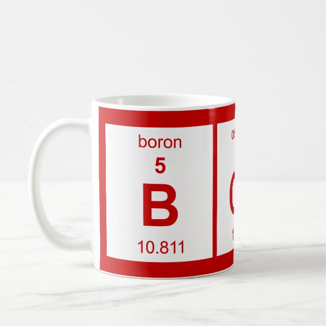 Periodiskt bord för chef kaffemugg (Vänster)