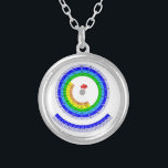 Periodiskt bord för cirkulär av inslag silverpläterat halsband<br><div class="desc">Periodiskt bord för cirkulär av inslag. Periodiskt bord av inslag av kemi. Ett periodiskt bord är en visning i tabellform av de kemiska inslagen som organiseras på basen av deras atom-, numrerar, egendomar för elektronkonfigurationer och för återkomma kemiska. Inslag i det periodiska bord framläggas in beställer av ökande atom- numrerar....</div>