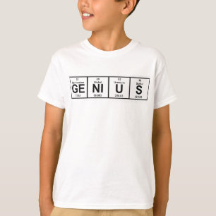 Periodiskt bord för snille t shirt