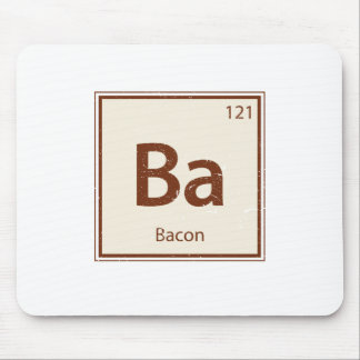 Periodiskt bord för vintageBACON Musmatta