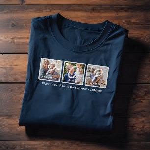 Periodiskt Bord Lycklig Fars dag Pop T Shirt